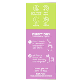 In-kitchen setup of Crystal Light Raspberry Green Tea, ideal for quick refreshments.