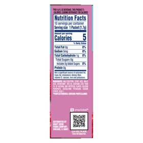 Crystal Light Raspberry Ice sachets create vibrant, convenient flavor boost.