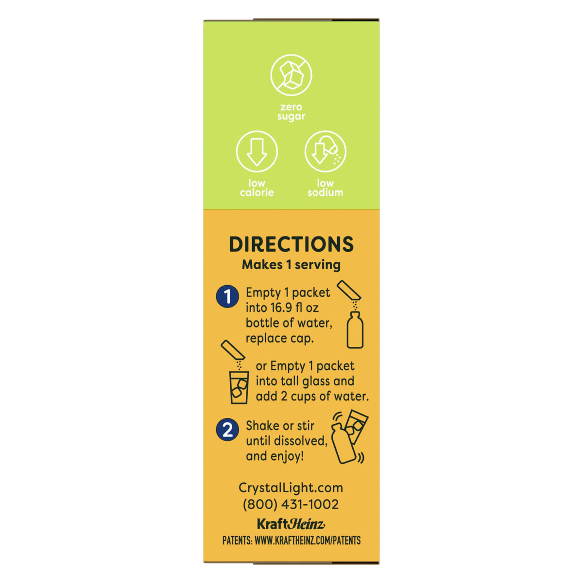 Crystal Light ready-to-use mix enhances hydration anywhere.