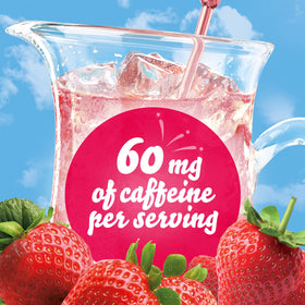 Crystal Light Wild Strawberry sugar-free, 10 calories per packet, perfect for light refreshments.
