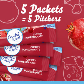 Crystal Light zero-sugar label communicates a guilt-free, low-calorie option.