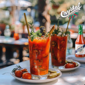 Crystal Original hot sauce in soups adds warmth without overpowering notes.