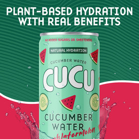 CUCU 12-pack display offers grab-and-go hydration for everyday use.