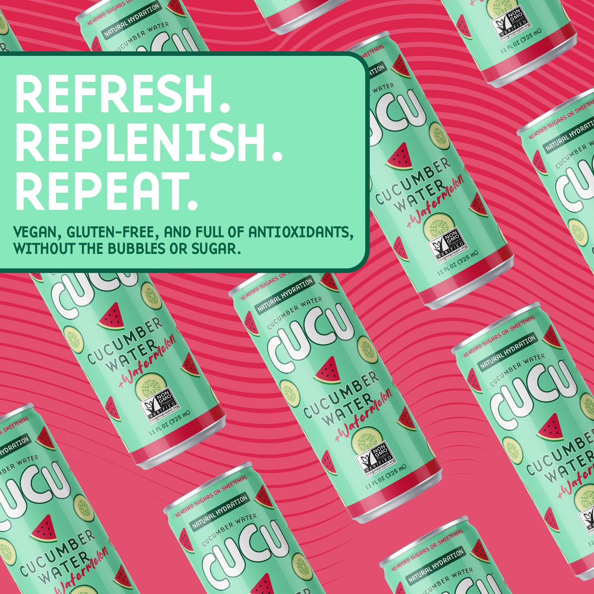 CUCU vitamin C boost highlights antioxidant support in a bright juice.