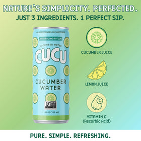 CUCU vitamin C boost can rests on a gym bag, suggesting immune support.
