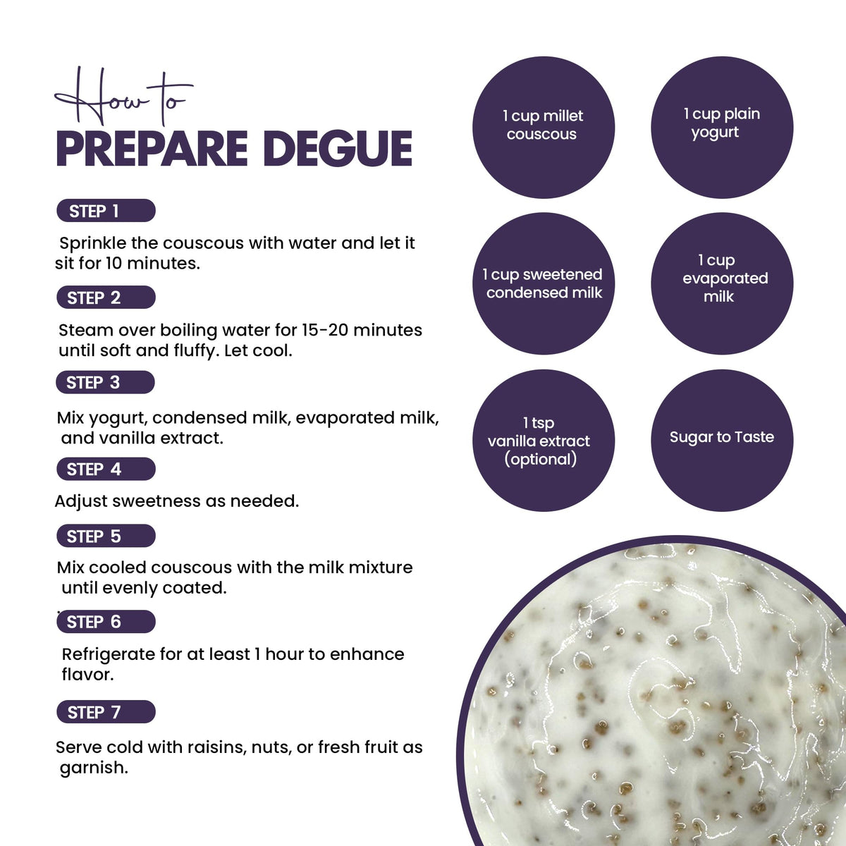 Cuisine228 Dégué creamy dessert bowl, perfect for a cozy treat