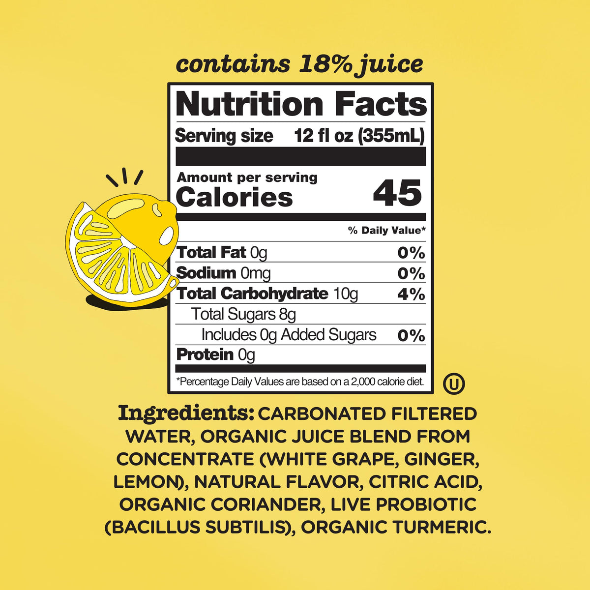 Culture Pop probiotic soda bottle ready to sip with tangy flavor.