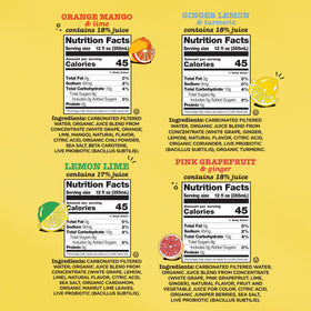Culture Pop probiotic soda can highlights live CFUs for gut-friendly sipping on the go.