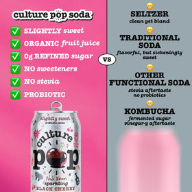 Culture Pop Noah Kahan Black Cherry label closeup shows ingredients and kosher status
