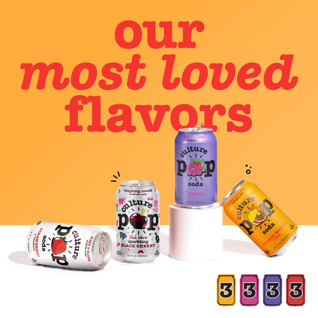 Culture Pop Soda pantry stack, shelf-stable and ready anytime