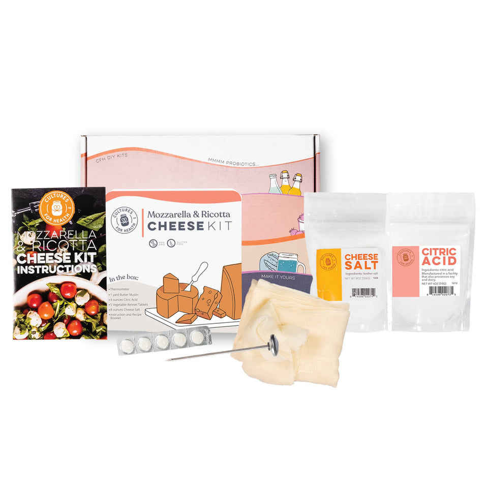 Cultures For Health Mozzarella Ricotta kit unboxing for easy home cheese making