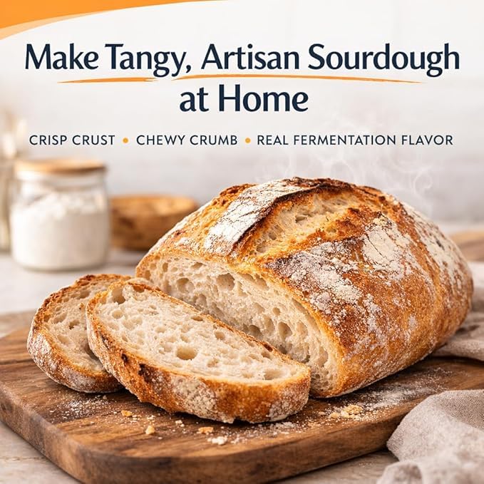 Cultures For Health Rapid Sourdough Starter bubbling signals fermentation before shaping dough