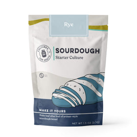 Cultures For Health rye sourdough starter dehydrated culture ready to bake artisan bread at home.