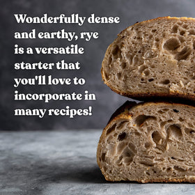 Rye crackers made with Cultures For Health starter for a crunchy, homemade snack.