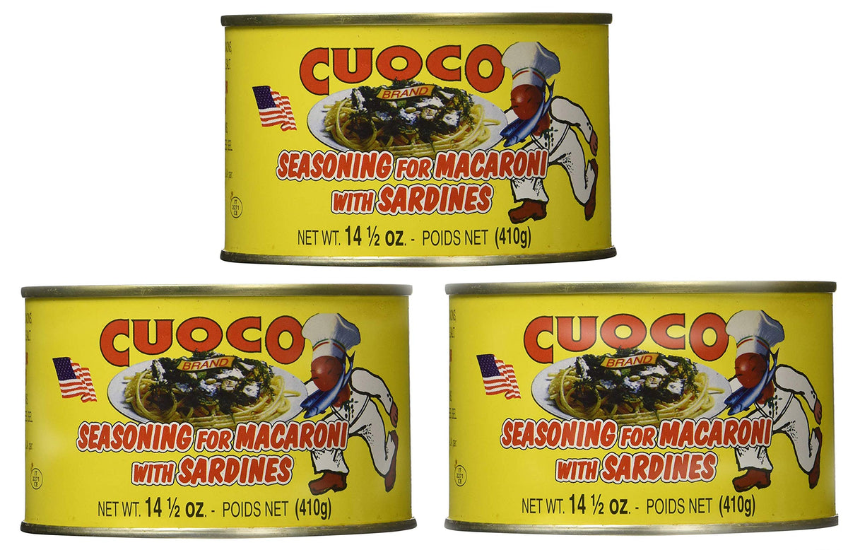 Cuoco macaroni seasoning trio jar close-up with rich aroma for weeknight meals