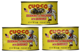 Cuoco macaroni seasoning trio jar close-up with rich aroma for weeknight meals