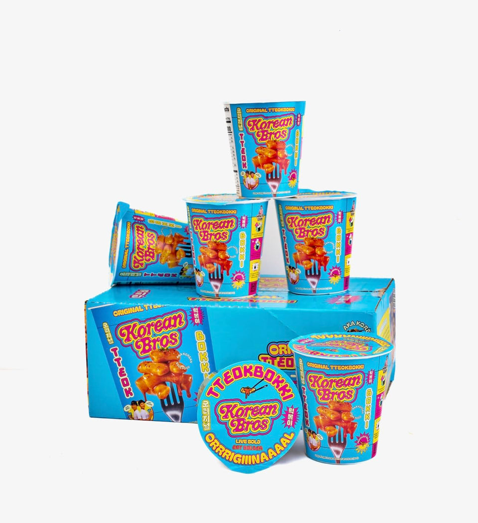 CUP BOKKI original cups six-pack pack shot highlighting convenient meal prep