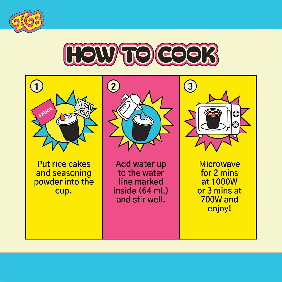 CUP BOKKI steaming bowl ready to enjoy anytime