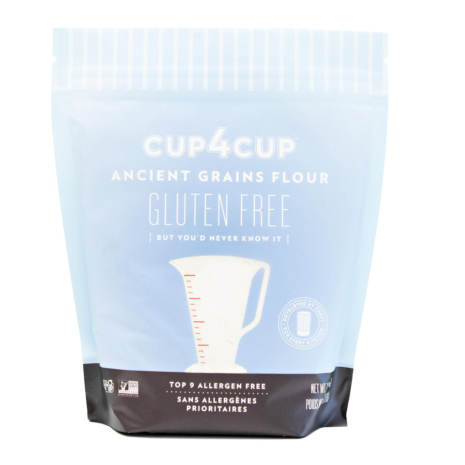 Cup4Cup Ancient Grains Flour 1lb bag for gluten-free baking.