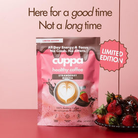 Cuppa Healthy Coffee L-Theanine scene promotes calm focus in daily routine