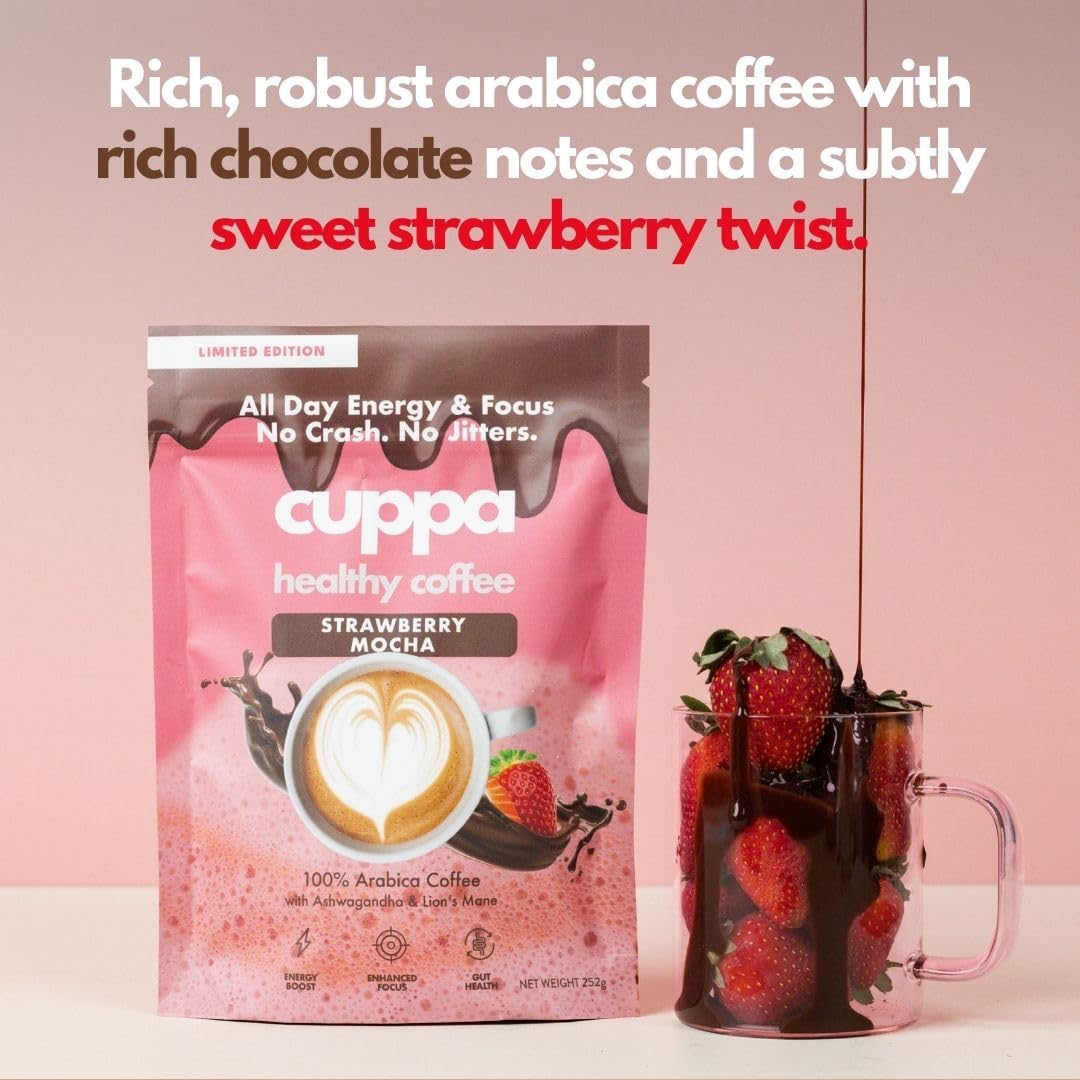 Cuppa Healthy Coffee MCT and Prebiotic Fiber pack image for clean energy and gut support
