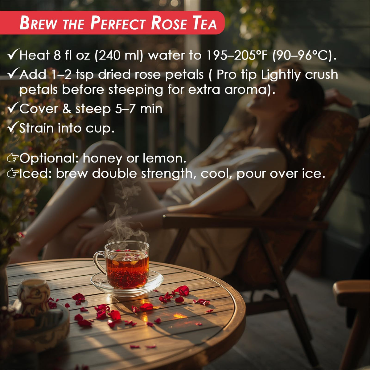 Cure wid Pure rose petals for baking, enhancing desserts and toppings.