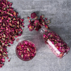 Cure wid Pure rose petals for homemade rose water and bath scents