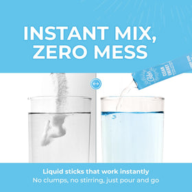 Curly's Clean Energy Stick in a gym bag for daily hydration