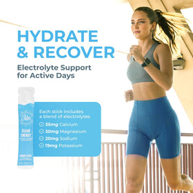 Curly's Clean Energy Stick travel pack ready for workouts
