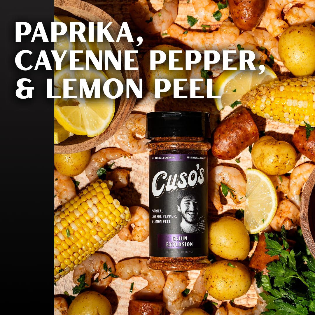 Cuso Cuts Cajun seasoning on chicken grilling adds smoky heat