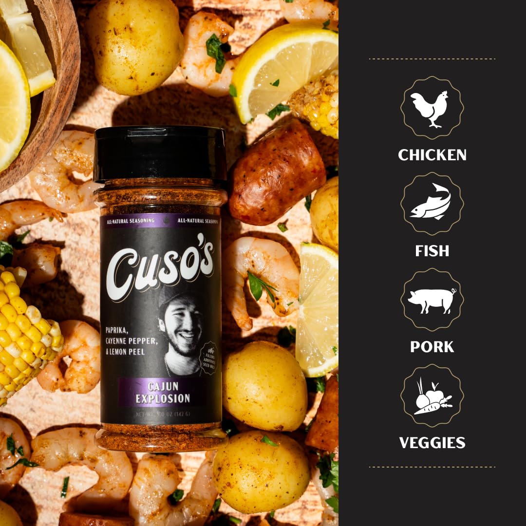 Cuso Cuts Cajun seasoning in gumbo pot enriches depth