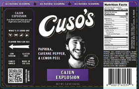 Cuso Cuts Cajun seasoning spice dust elevates snacks with Southern flair