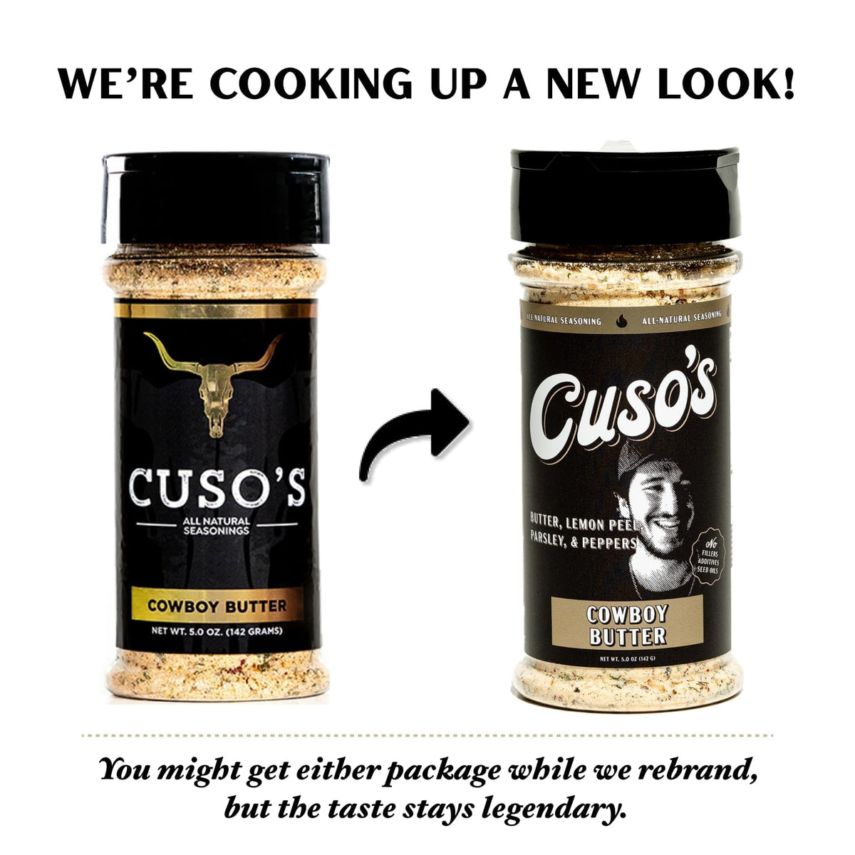 Cuso Cuts Cowboy Butter Seasoning serves as a pantry-friendly weeknight flavor solution.