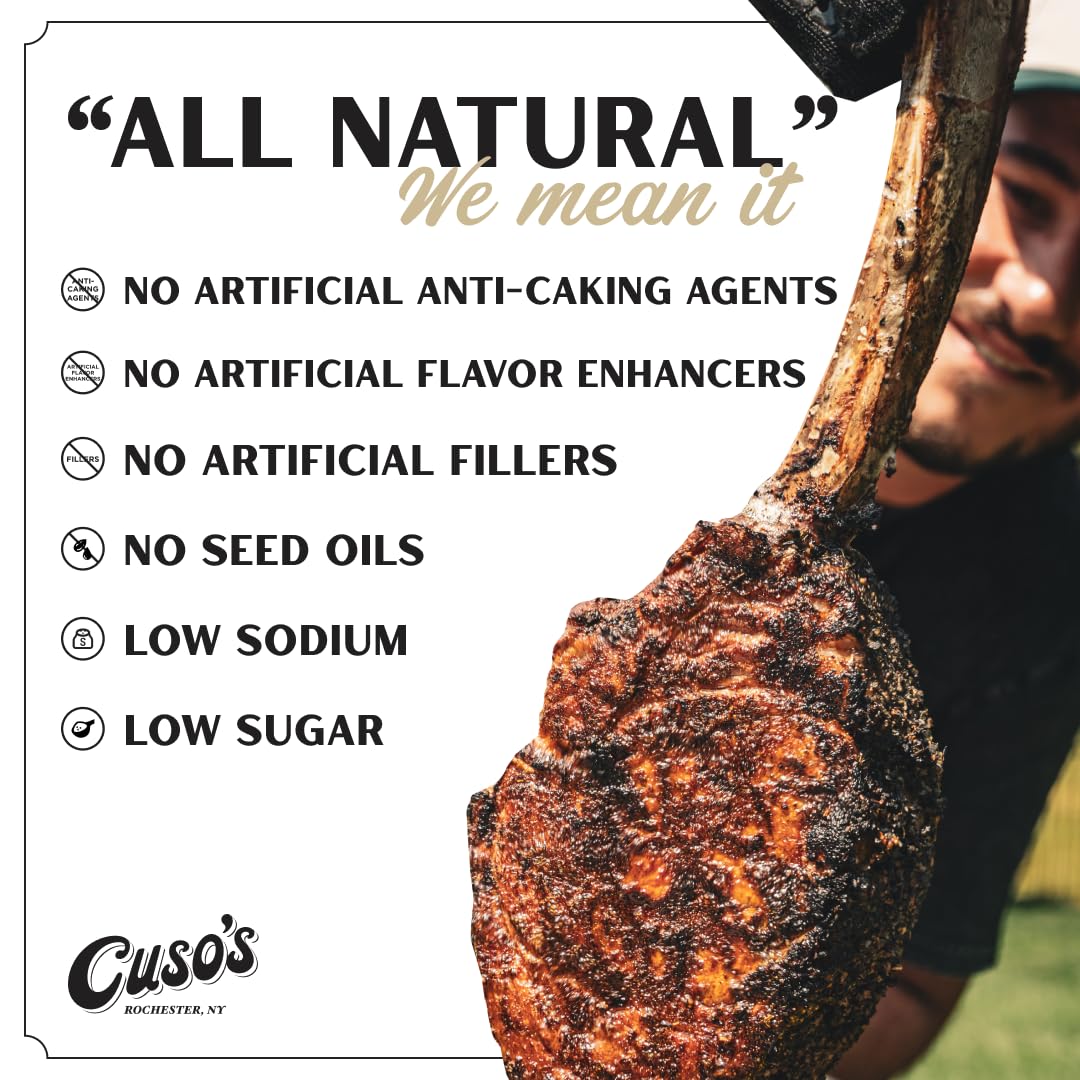 Cuso Cuts Lemon Pepper BBQ Rub pork chops benefit from zesty coating.