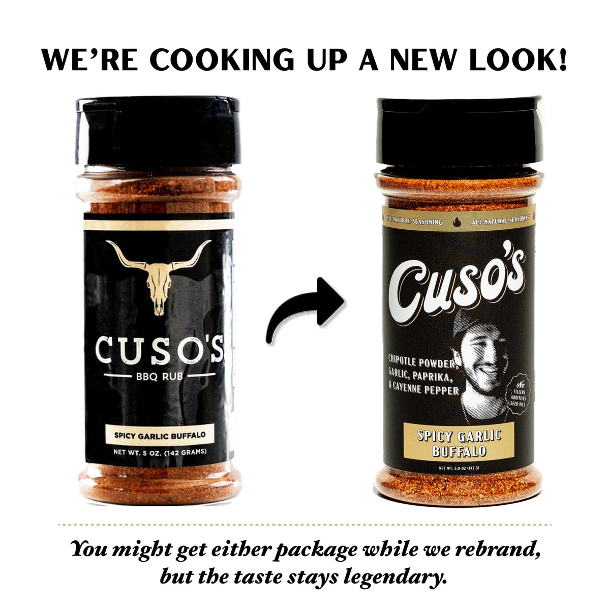 Applied marinade with Cuso Cuts rub for juicy results