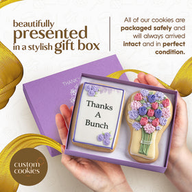 Custom Cookies freshly baked bakery-quality vanilla sugar cookies for gifting