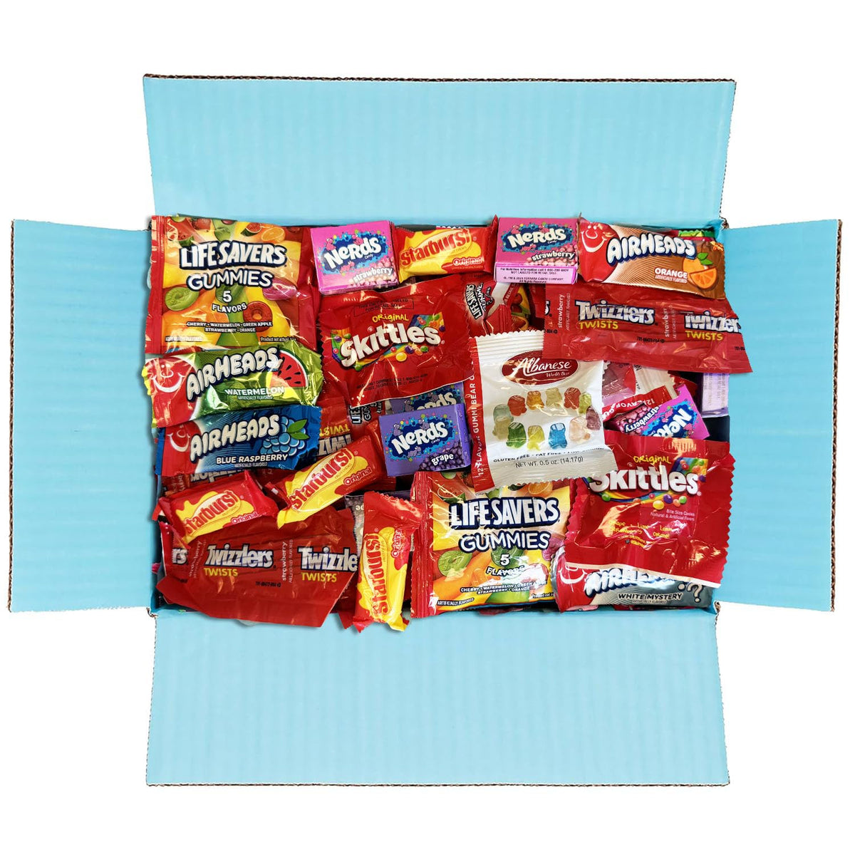Custom Varietea Starburst candies mixed for bright flavors and group tastings.