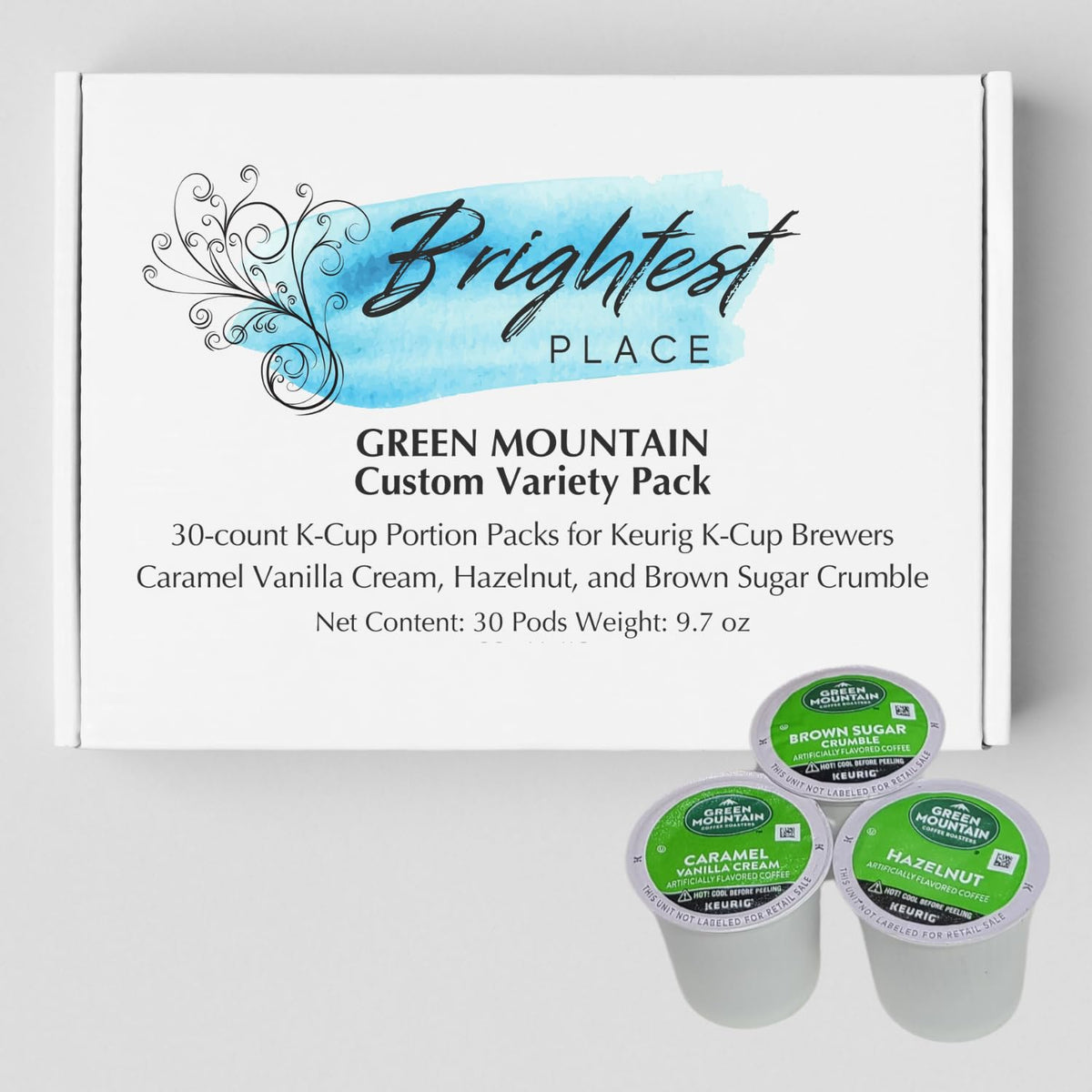 Custom Variety Pack Brown Sugar Crumble with donut-inspired sweetness for a cozy cup.