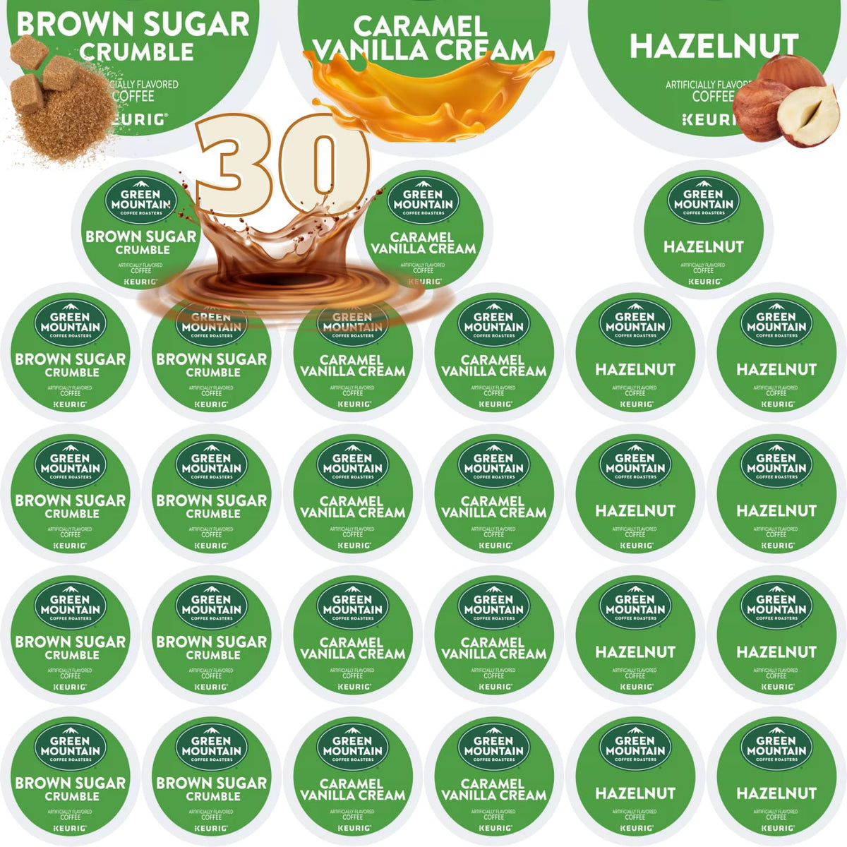 Custom Variety Pack with Caramel Vanilla Cream for a smooth morning boost with buttery notes.