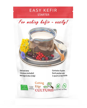 Cutting Edge Cultures Easy Kefir Starter Pack for simple at-home fermentation