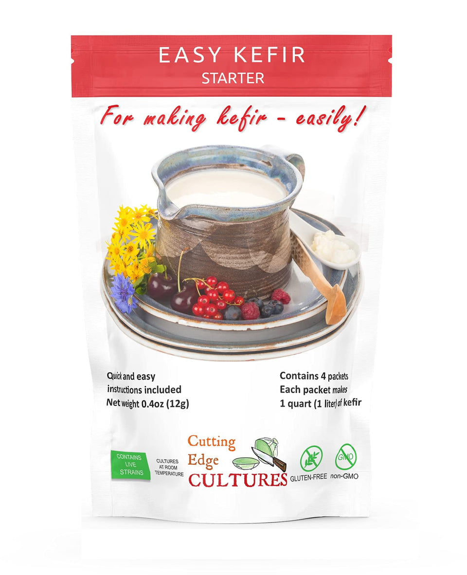 Cutting Edge Cultures Easy Kefir Starter Pack for simple at-home fermentation