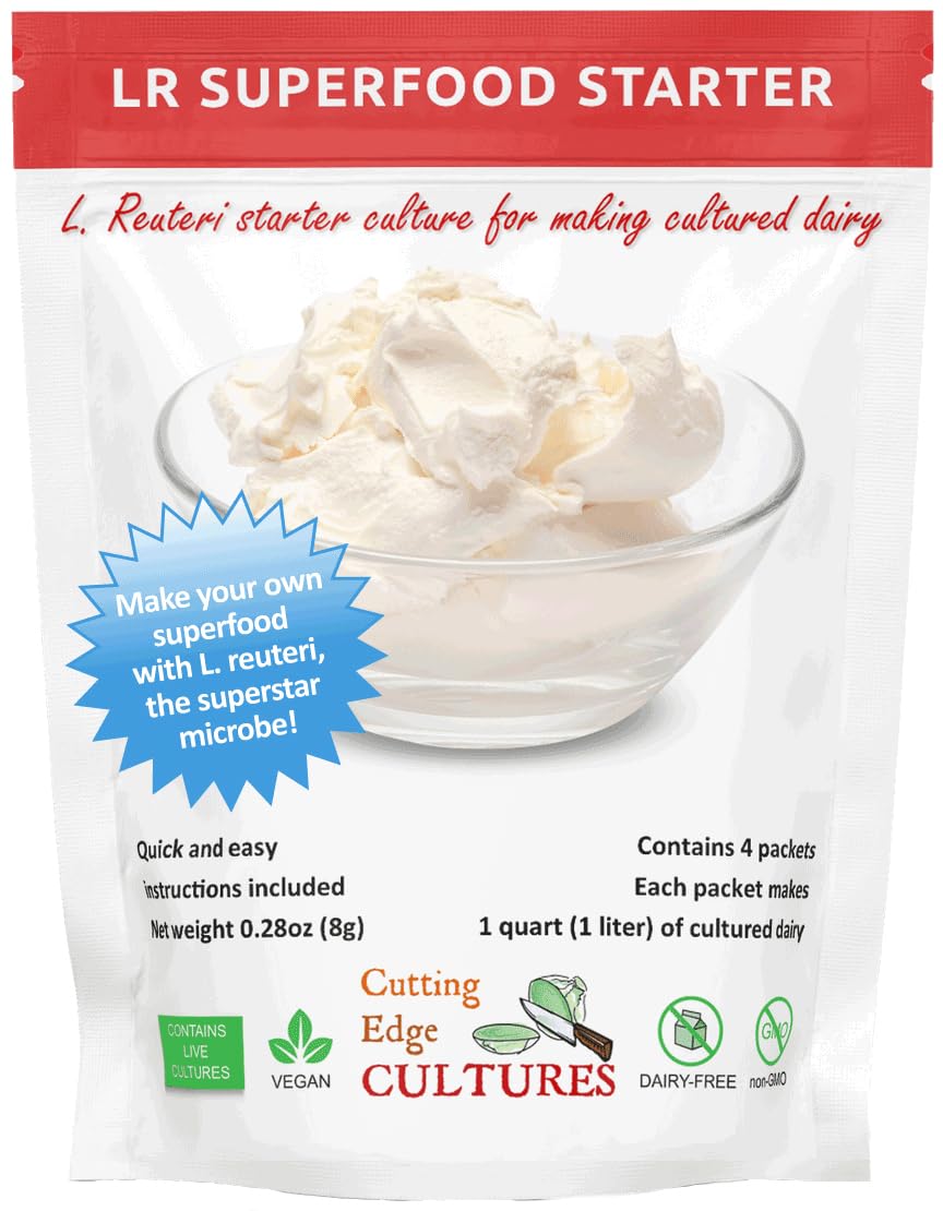 Cutting Edge Cultures LR Superfood starter pack with pure L. reuteri culture for fermentation