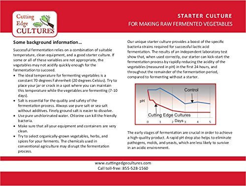 Cutting Edge Cultures probiotic-rich vegetables prepared with starter culture.