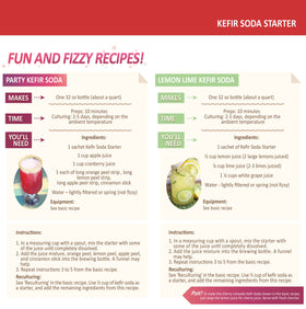 Starter culture in action during kefir soda fermentation process.