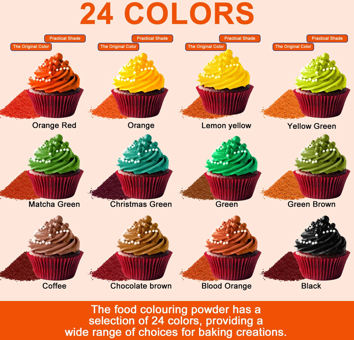 CxiRong vegan and gluten-free color powder for baking