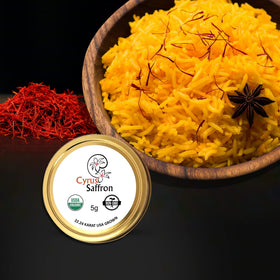Cyrus Saffron infusion water release demonstrates rapid color development