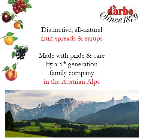 Darbo jar label highlights high fruit content for bold cherry flavor