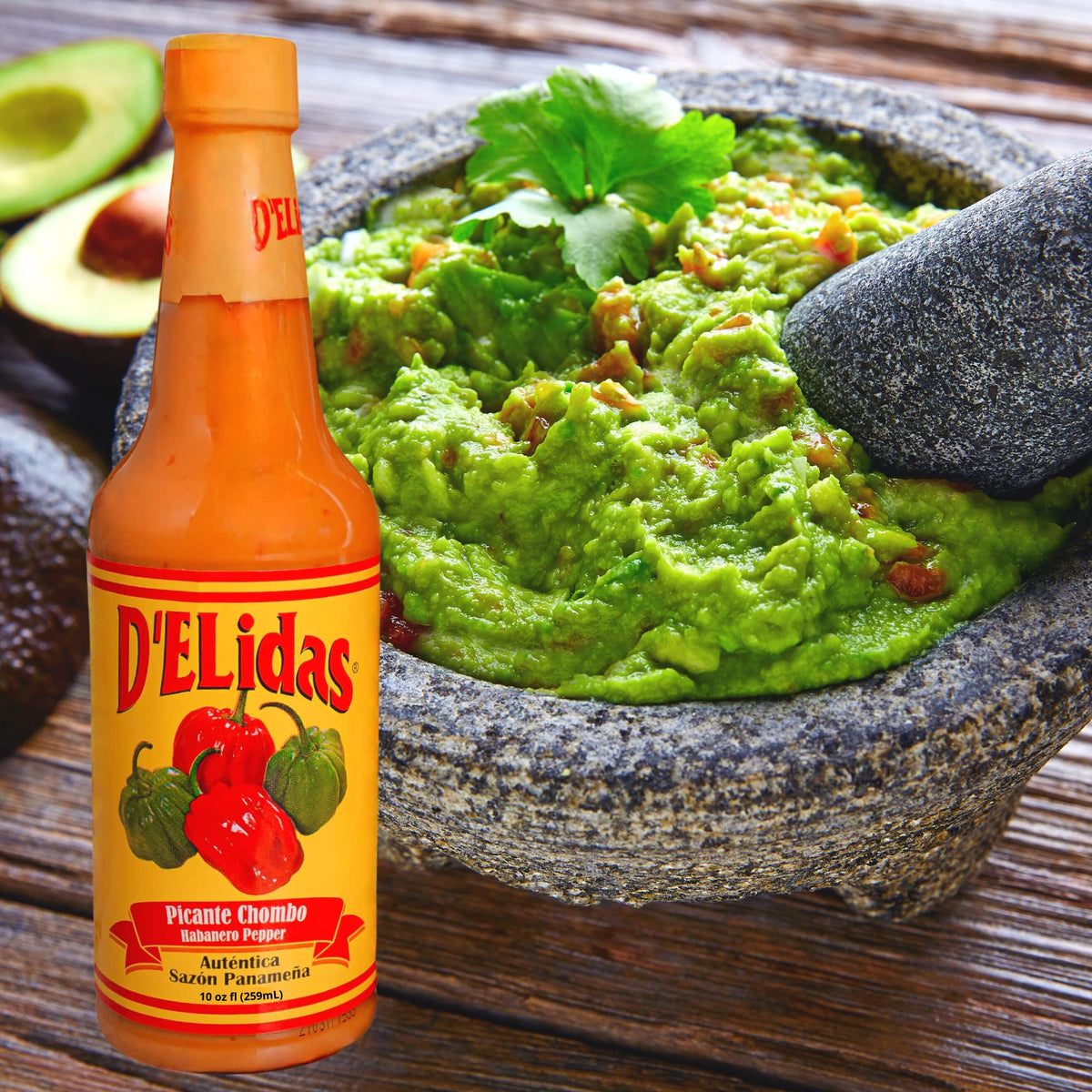 D'ELidas Habanero Hot Sauce with brisket, adding char and aroma.