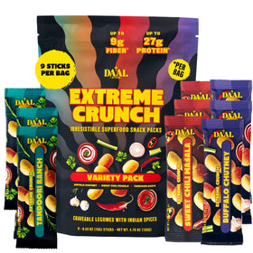 Daal By Keen mung bean snacks offer a crispy crunch and protein boost.