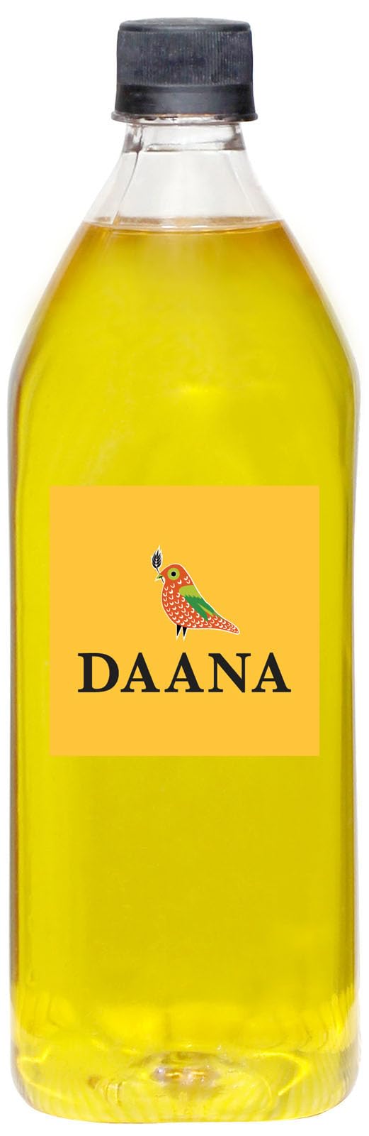 Daana safflower oil being poured for sautéing with light, neutral flavor.